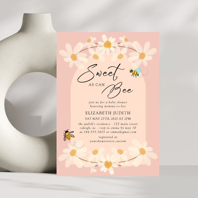 Invitation Doux comme peut être Floral Baby shower de marguer (Créateur téléchargé)