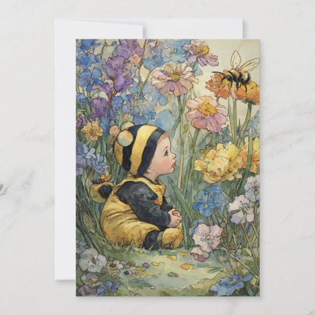 Invitation Doux comme peut l'être une abeille | Amour qui bou (Devant)