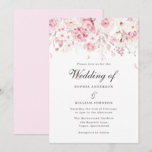 Invitation Doux Roses Roses Roses Roses Roses Rose Élégant Ma