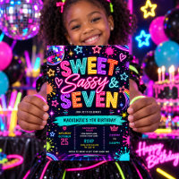 Doux, Sassy et Sept : 7e anniversaire Neon Glow