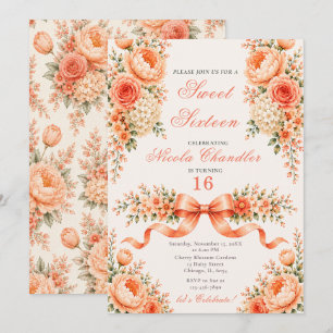 Invitation Douze ans de pêche et de corail doux