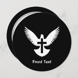 Invitation Dove with Cross