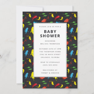 Invitation Dr. Seuss - Un Poisson, Deux Poissons   Baby Showe
