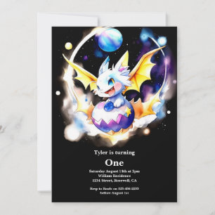 Invitation Dragon 1er anniversaire