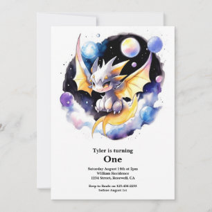 Invitation Dragon 1er anniversaire