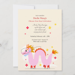 Invitation Dragon chinois