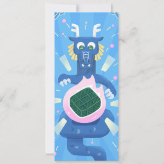 Invitation Dragon cook banh chung - Funky Cute Style