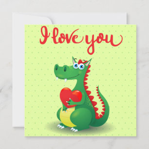 Invitation Dragon en amour