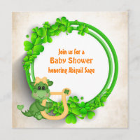 Dragon fille mignonne, Baby shower irlandais de co