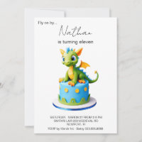 *~* Dragon on Cake Photo AP88 Anniversaire Party