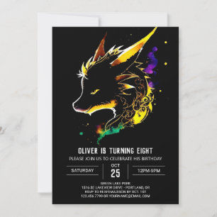 Invitation Dragon's Birthday Dreamland