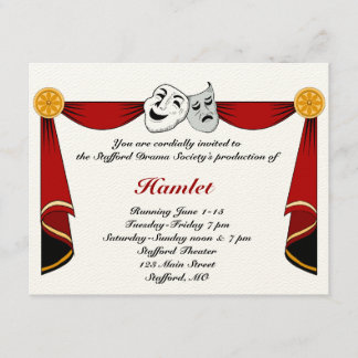 Invitation dramatique et théâtrale