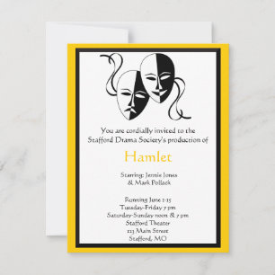 Invitation dramatique et théâtrale