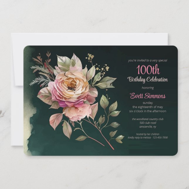 Invitation Drame et Romance (Devant)
