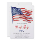 Drapeau américain patriotique 4 juillet parti Bbq