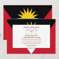Drapeau Antigua-et-Barbuda, Mariage Antiguan Barbu