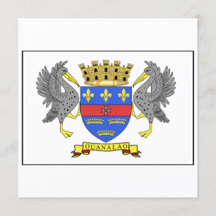 Invitation Drapeau de Barthelemy de saint
