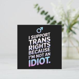 Invitation Drapeau de fierté trans allié soutien 