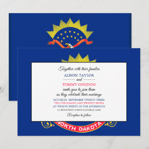 Invitation Drapeau du Dakota du Nord, Drapeau du Dakota du No