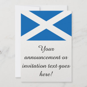 Invitation Drapeau écossais