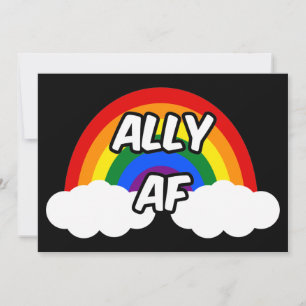 Invitation Drapeau LGBTQ+ Fier de la fierté gay trans queer