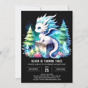Invitation Dreamestic Majestic Dragon Anniversaire