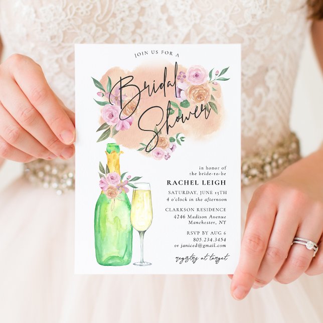 Invitation Dreamy Floral Fête des mariées (Créateur téléchargé)