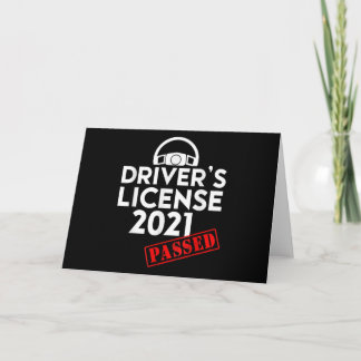 Invitation Driver's License 2021 Passed Toxits For First Time