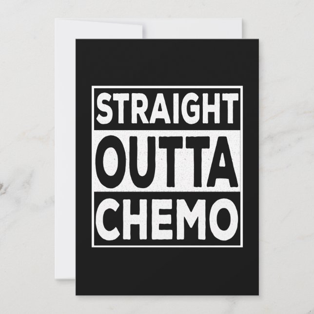 Invitation Droite Outta Chemo (Devant)