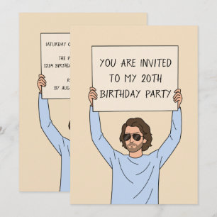 Invitation Drôle Blague de Gâteau Gratuit Simple Originale 10