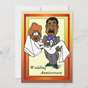 Invitation drôle d'anniversaire de mariage