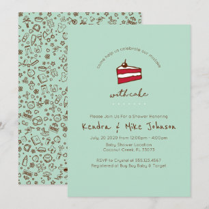 Invitation drôle de Baby shower