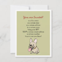 Drôle de Bouledogue Français avec Texte Personnali