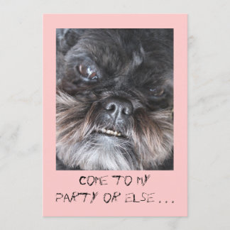 Invitation drôle de partie