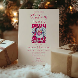 Invitation Drôle de type Joyeux Noël