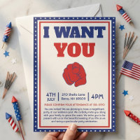 Drôle du 4 juillet, je veux que tu viennes à ma fê