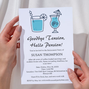 Invitation drôle et mignonne pour une fête de retr