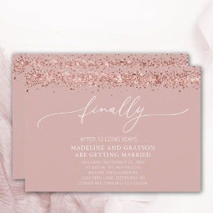 Invitation Drôle Finalement Se Marier Mariage Décontracté