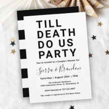 Drôle jusqu'à la mort Do Us Party Couple's Shower