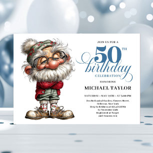 Invitation drôle pour un homme qui fête ses 50 ans