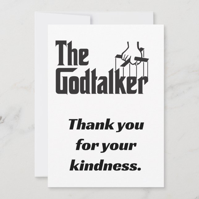 Invitation Drôle Pracher Ministre Pastor Parodie (Devant)