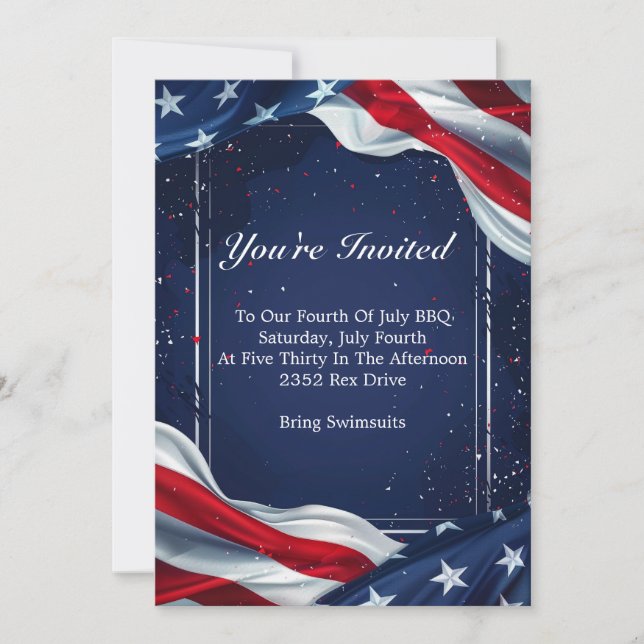 Invitation du 14 juillet (Devant)