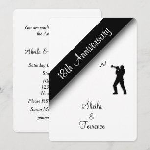 Invitation du 18e anniversaire du Mariage