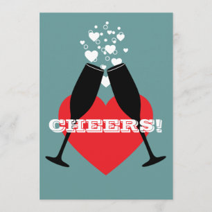 Invitation du 1er anniversaire du Mariage - Bravo!