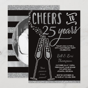 Invitation du 25e anniversaire, Faux Parties scint