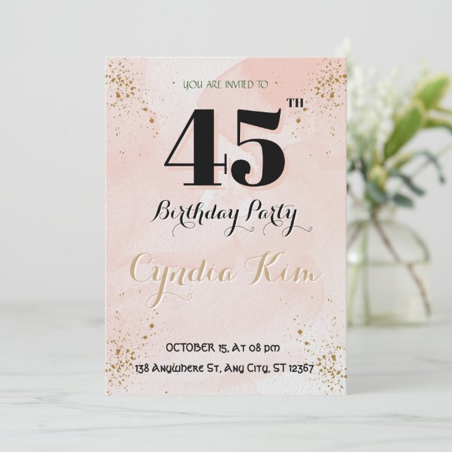 Invitation du 45e anniversaire (Debout devant)