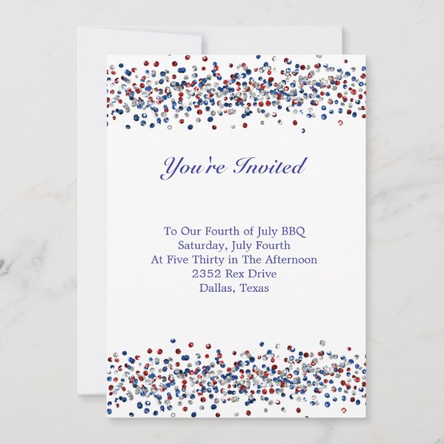 Invitation du 4 juillet (Devant)