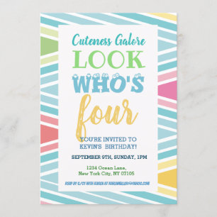 Invitation du 4e anniversaire