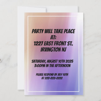 Invitation du 50e anniversaire