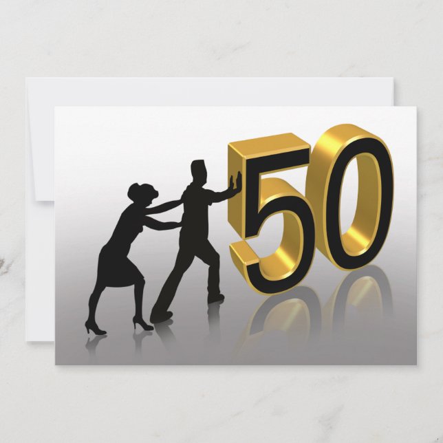 Invitation du 50e anniversaire de la fête (Devant)